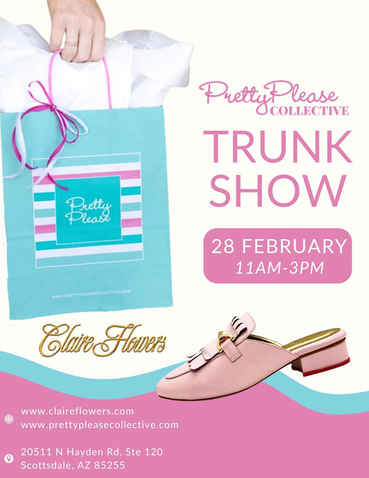 Claire Flowers returns to Scottsdale for Pretty Please Boutique Trunk Show!