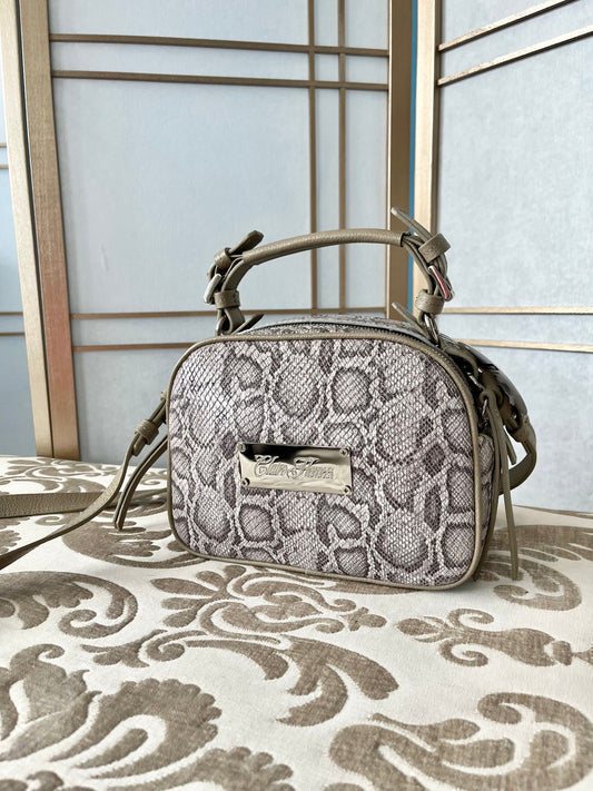 Claire Flowers Crossbody in Snake