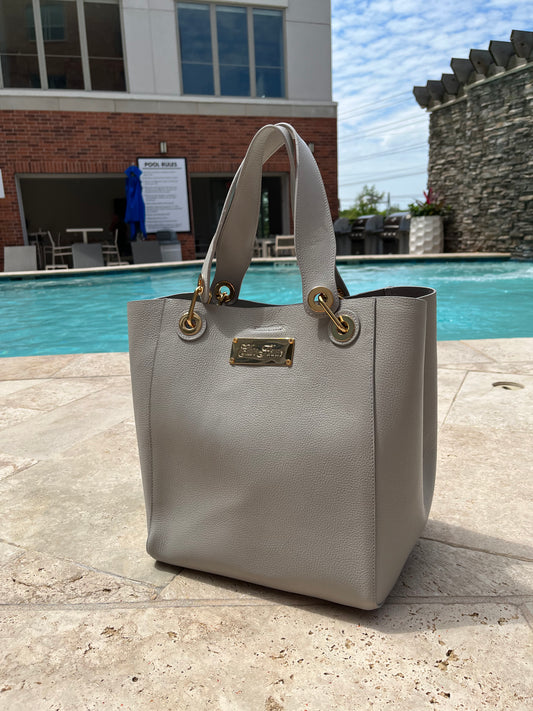 Grey Tote Bag