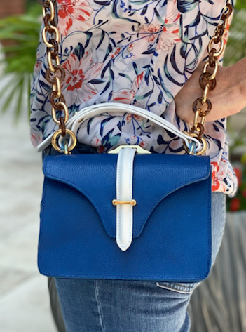 Handbag Claire Medium Crossbody Clutch Denim – Accessories Boutique