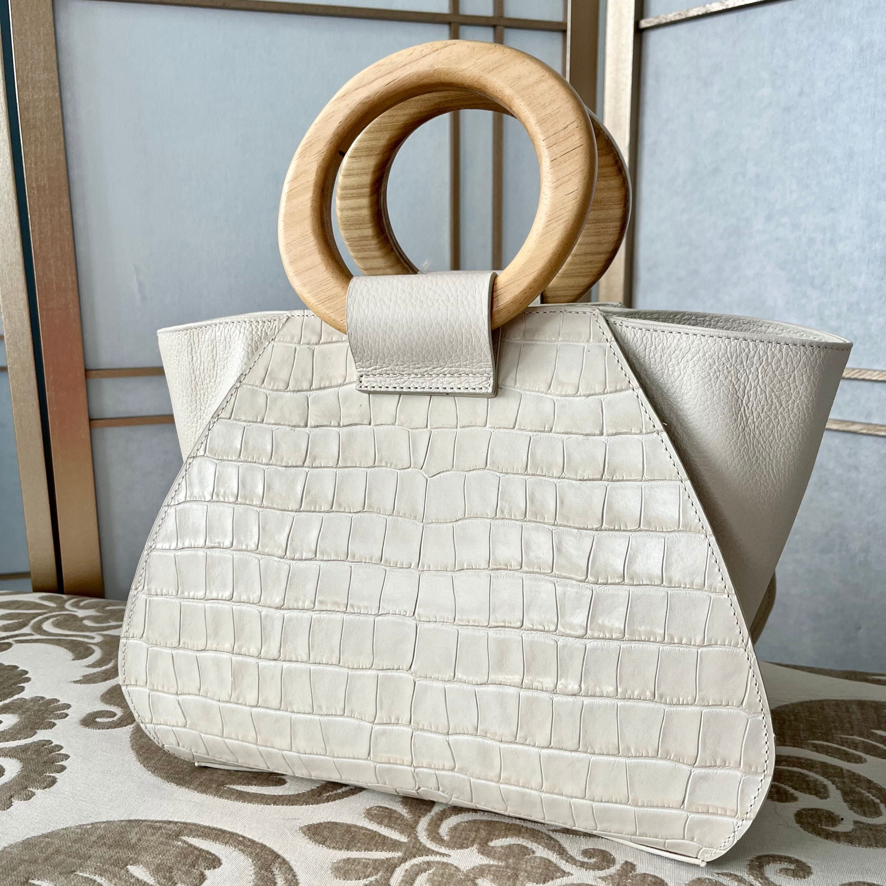 White croc cross body bag sale